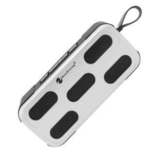 Newrixing Exterieur Sans Fil Bluetooth Haut-Parleur TF Carte U Disque AUX etanche Stereo Antichoc Haut-parleur Avec Micro - rouge