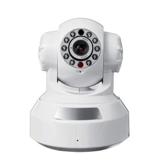 Camera de videosurveillance IP d'alarme de vision nocturne panoramique de moniteur d'animal familier de bebe de Wifi 720P - EU Plug