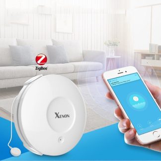 Tuya ZB alarme d'inondation d'eau intelligente contrele de liaison intelligent alarme de fuite de vanne d'eau intelligente