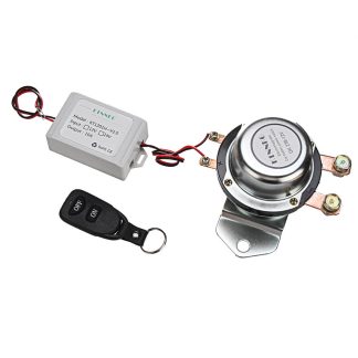 KTNNKG ameliore 180A voiture Batterie commutateur telecommande sans fil deconnecter relais de verrouillage electrovanne electromagnetique terminal maetre - 12V