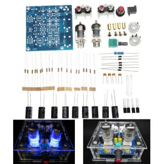 6J1 Preampli Tube Preamplificateur Amplificateur Stereo AC12V DIY Kit