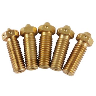 5pcs pour la buse de bloc de chauffage en laiton de taille One 1.75mm 0.4 / 0.6 / 0.8 / 1 / 1.2mm pour l'imprimante 3D - 1.2mm