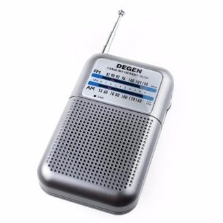 Degen DE333 Portable mini poignee fm / am recepteur radio deux bandes pointeur radio