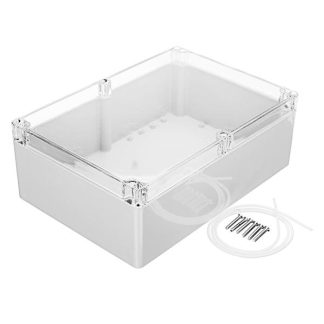 263 x 185 x 95mm bricolage boetier en plastique etanche couvercle transparent boetier de jonction electronique boetier d'alimentation scelle cas de l'instrument