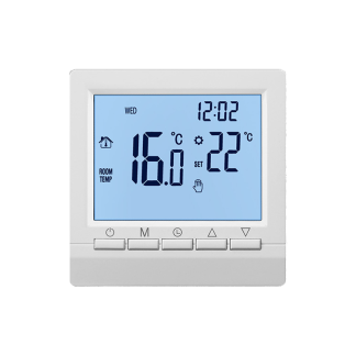Myuet ME83B Smart Thermostat Contreleur de chauffage Programmable 7 jours pour chaudiere e gaz - bleu clair
