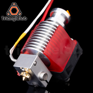 Trianglelabe / Dforcee tout metal V6 Hotend 12V/24V Remote Print Bowen J-head Hotend et support de ventilateur de refroidissement pour E3D HOTEND pour PT100 - 12V tout metal