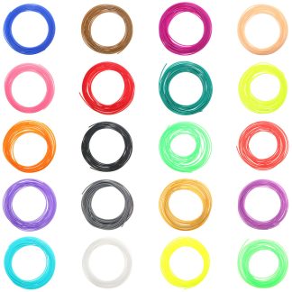 8pcs 10M 1.75mm ABS Filament Fournitures d'imprimantes 3D