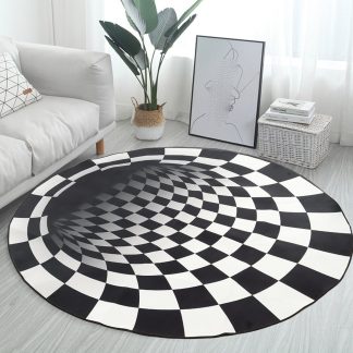 Bakeey tapis de sol en trois dimensions 3D Illusion tapis tapis de sol anti-derapant - 160x160 cm