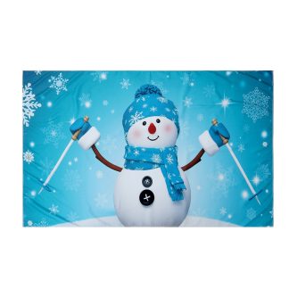 3D bonhomme de neige tenture murale tissu photographie fond tissu suspendu peinture tapisserie decoration murale couverture decors - g022