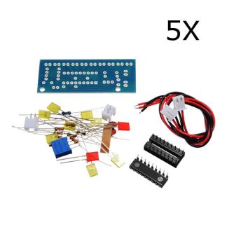 5Pcs DIY LM3915 Indicateur de niveau audio Electronic Production Suite Kit