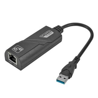 GRWIBEOU Mini USB 3.0 Gigabit Ethernet adaptateur USB vers RJ45 carte reseau Lan pour Windows 10 8 7 XP ordinateur portable PC