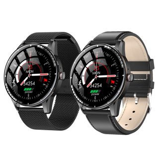 [Appel Bluetooth] Bakeey H6 Lecture de musique locale Bracelet Frequence cardiaque Pression arterielle Moniteur d'oxygene Affichage meteo Montre intelligente - NO.1