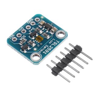 TSL2591 5V Module de capteur de lumiere numerique plage dynamique elevee Lux IR Les diodes infrarouges e spectre complet detectent pour Arduino