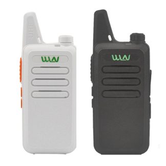 WLN KD-C1 Mini UHF 400-470 MHz Emetteur-recepteur Portable Bidirectionnel Ham Radio HF Communicateur Walkie Talkie - Blanc