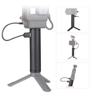 Ulanzi BG-4 6800mAh poignee de banque de puissance + vis 1 / 4in USB Type-C pour DJI poche OSMO pour GoPro 8/7/6 camera d'action Smartphone