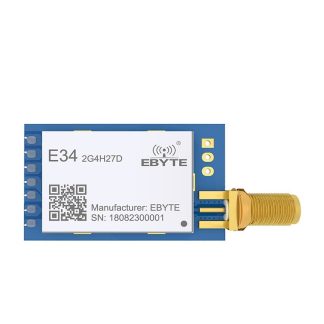 Ebytee E34-2G4H27D nRF24L01P 2,4 GHz 5 km 27 dBm 500 mW DIP Module UART d'emetteur-recepteur sans fil e saut automatique