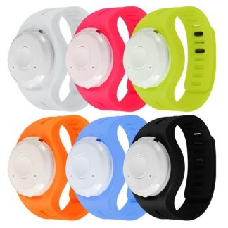 Mini haut-parleur de montre de musique de sport Bluetooth sans fil avec micro - Orange