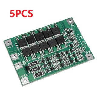 5 pieces BMS 3S 40A 18650 Lithium Batterie carte de Protection de chargeur 11.1V 12.6V PCB pour moteur de perceuse avec balance