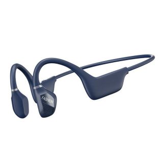 Bakeey X20 Duet Conduction Osseuse Sports Bluetooth Casque Sans Fil 6D Mains Libres Conduite Tour de Cou IPX5 ecouteur etanche avec Micro - Bleu