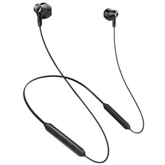 Bakeey DD8 bluetooth 5.0 tour de cou ecouteurs sans fil casque etanche stereo casque magnetique sport ecouteur avec microphone - Noir