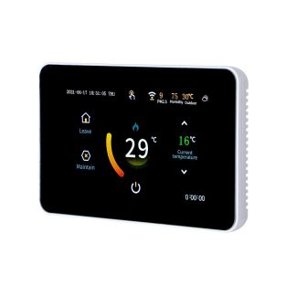 ME80 Tuya WiFi Smart 4.3 "LCD Thermostat e ecran couleur tactile Contreleur de temperature de chauffage Fonctionne avec Alexa Google Home - chauffage e l'eau