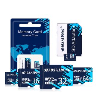 Carte memoire MicroDrive TF Carte Micro SD haute vitesse Class10 8 Go 16GB 32GB 64GB 128 Go 256 Go avec adaptateur SD pour PSP Console de jeu Tablette Telephone portable Camera Drone - 32 Go