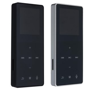 SD JS-03 1.8 Pouce 8 GB HIFI Sans Touche Tactile FM Radio Record MP3 Lecteur de Musique - Argente