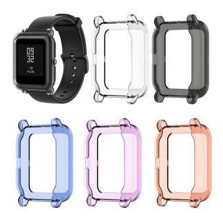 TPU Watch Case Watch Cover Case Cover for Amazfit Bip 1S - violet