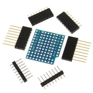 Carte d'extension Geekcreite ProtoBoard Shield pour mini carte perforee double face D1 compatible - 20 pcs