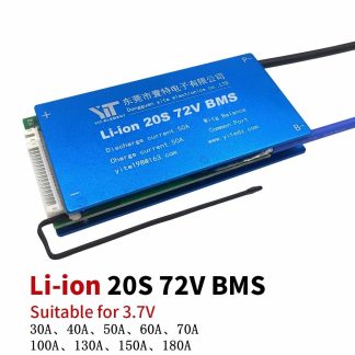 20S 72V Lithium Batterie 3.7V carte de protection de l'alimentation 30A -180A avec fonction d'egalisation de protection de la temperature Protection contre les surintensites BMS Batterie carte de protection - 30A