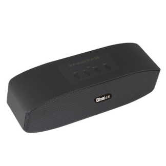 Binai K82 HiFi Sans Fil Bluetooth Haut-Parleur Double Pilotes 1500mAh TF Carte FM Radio Haut-Parleur Mains-libres - Noir