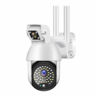 24 LED Camera IP WIFI HD 1080P Sans fil Dome Camera de vitesse IP66 Camera de Vision nocturne etanche - Prise americaine