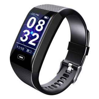 Bakeey CK28 Interface UI Dynamique Montre Intelligente Moniteur D'entraenement 24 Heures Bracelet De Sport Tracker De Sante - Noir