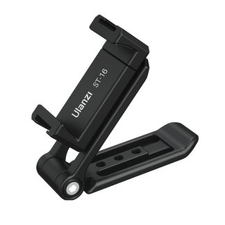 Ulanzi ST-16 support de montage de telephone de tir vertical portable support de montage de telephone Vlog avec sabot froid pour Microphone LED lumiere