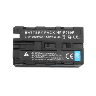 Falconeyes NP-F960 rechargeable Li-ion 6000mAh 7.4V Batterie pour la video Flash slider motorise