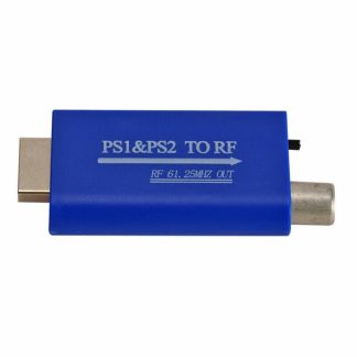 Adaptateur de convertisseur PS1 / PS2 vers RF adaptateur de Signal TV 80DB Gain pour console de jeu decodeur DVD