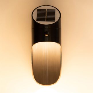 Bakeey LED corps solaire induction exterieur lampes de mur de charge solaire - Blanc froid Noir