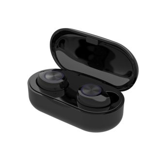 ecouteurs de sport stereo Bluetooth 5.0 Bakeey TW60 avec boete de charge Type-C - Noir