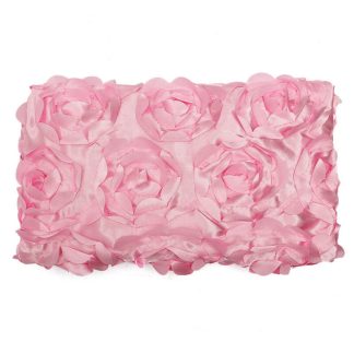 Nouveau-ne bebe 3D Rose fleur tapis couverture photographie accessoires Photo toile de fond - Blanc