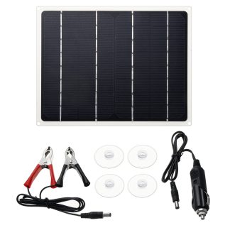Banque solaire de silicium monocristallin de panneau d'energie solaire portable 10W pour le kit de chargeur d'energie solaire
