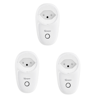 3 pieces SONOFF S26 10A AC90V-250V prise WIFI intelligente CH prise sans fil prises de courant interrupteur domestique intelligent fonctionne avec Alexa Google Assistant IFTTT