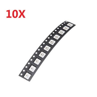 100pcs RVB WS2812B 4Pin Full Color Drive LED Capteur de lumieres