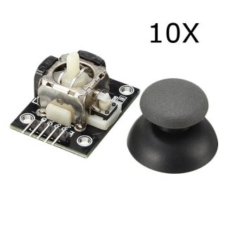 10Pcs PS2 Module de commutateur de bouton-poussoir de joystick de jeu Geekcreit pour Arduino - produits qui fonctionnent avec les cartes officielles Arduino
