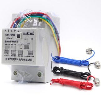 Contreleur de niveau d'eau automatique 5M / 10M DF96D AC220V 5A Interrupteur e flotteur pour rail DIN avec pompe e 3 sondes - 10m