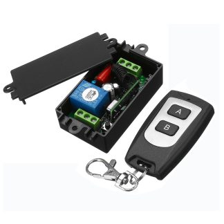AC220V 1CH 10A commutateur de telecommande sans fil sortie relais Module recepteur Radio avec emetteur etanche - 315 MHz