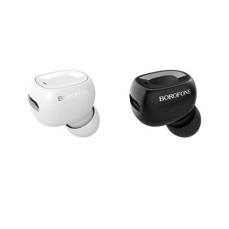 BOROFONE BC28 Mini casque sans fil Bluetooth 5.0 avec ecouteurs intra-auriculaires avec micro - Blanc