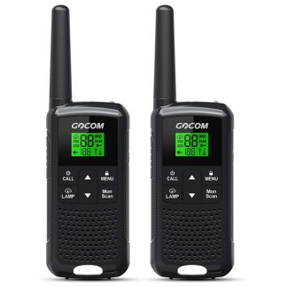 GOCOM 1 paire G200 talkie-walkie talkie-walkie sans fil lampe de poche rechargeable resistant aux chutes Portable radio bidirectionnelle - Prise americaine