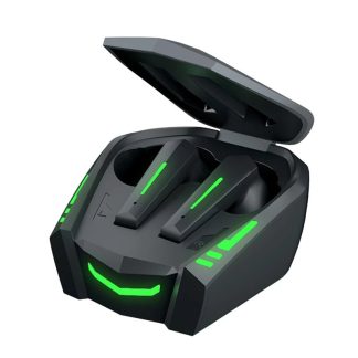 Lenovo XT80 TWS Bluetooth 5.1 Casque 50ms Jeu/Musique Double Mode Gaming ecouteurs Stereo ecouteurs Bass Sound Casque etanche avec Micro Respiration Lumiere - Noir