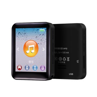Bakeey lecteur de musique MP3 multifonction lecture externe Walkman MP4 Mini avec enregistrement de carte de support d'ecran - Noir