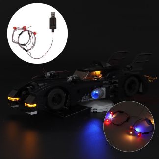 DIY LED Kit d'eclairage Kit pour LEGO 76139 1989 Modele Toy Car Building Light Kit Set
